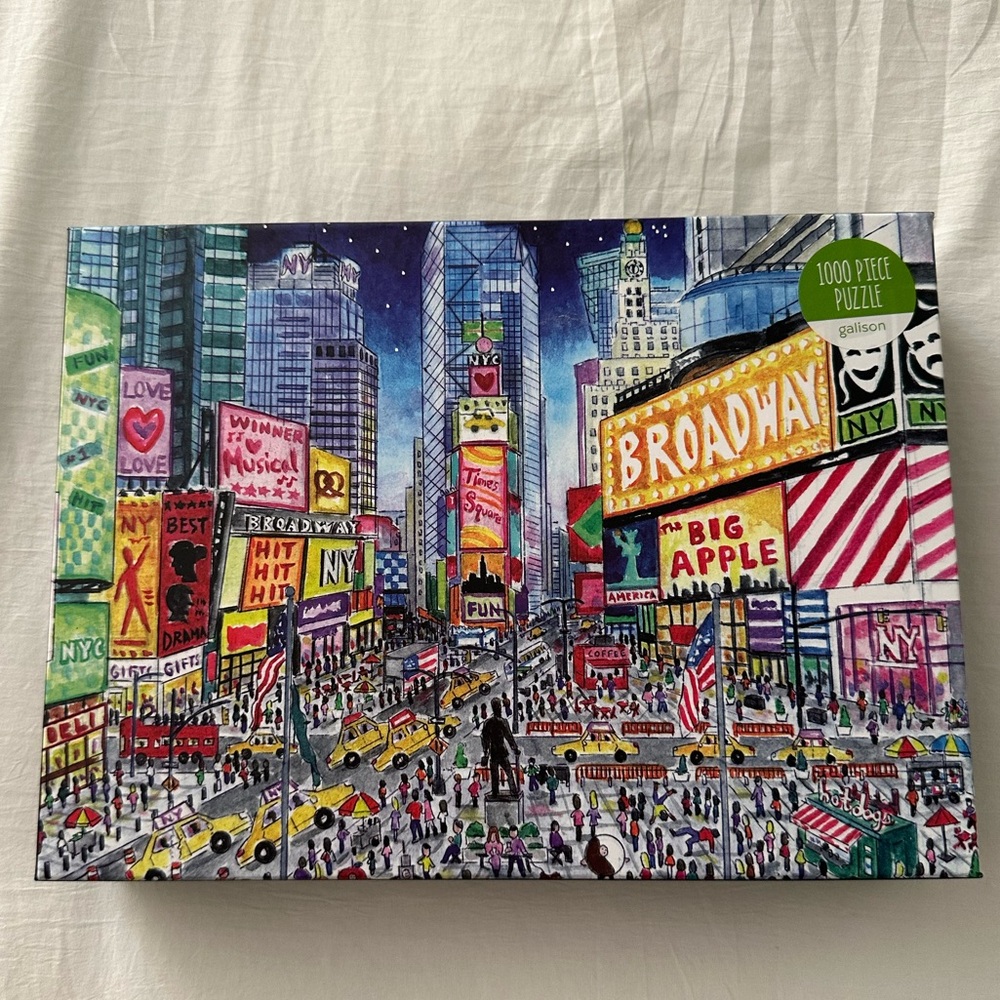 Times Square by Michael Storrings 1000 Piece Jigsaw Puzzle